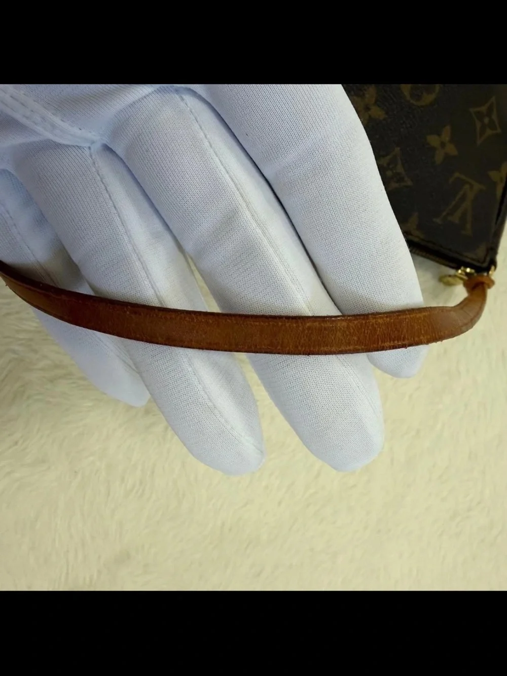 Louis Vuitton Monogram Mini Pochette in Brown and Tan